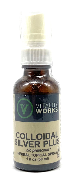 Colloidal Silver Plus (topical spray), 1oz