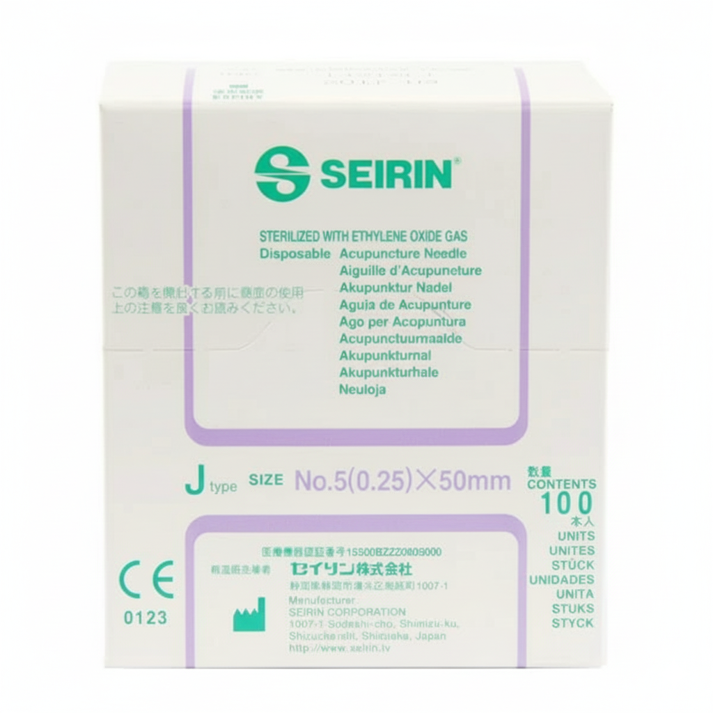 SEIRIN NEEDLES - 0.25X50 WITH TUBE