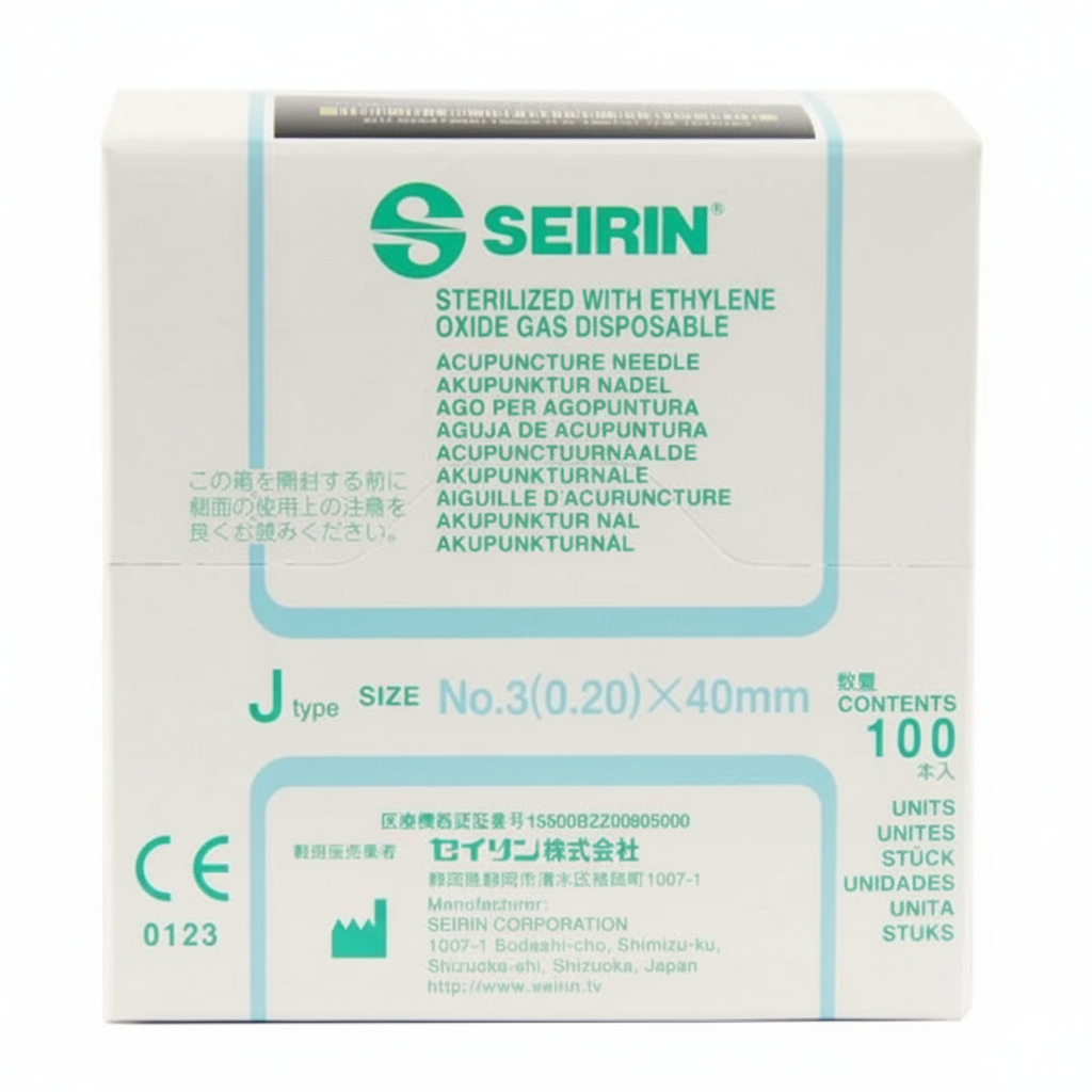 SEIRIN NEEDLES - 0.20X40 WITH TUBE