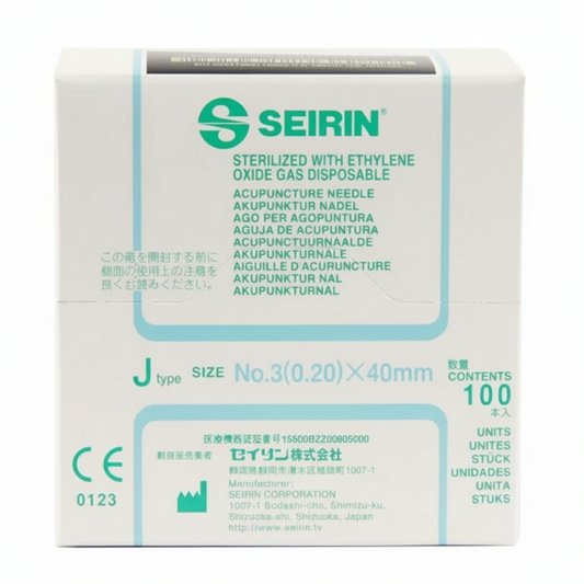 SEIRIN NEEDLES - 0.20X40 WITH TUBE