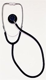 DUAL HEAD STETHOSCOPE, Black