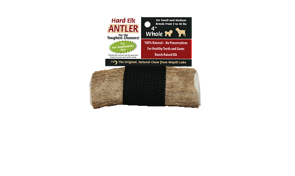 Elk Antler Chews 4inch, Whole