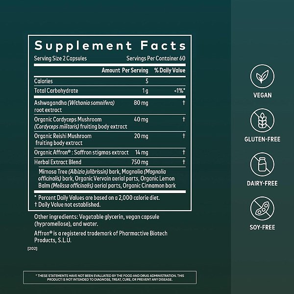 Adrenal Health Nightly Restore, 120 caps - Image 2