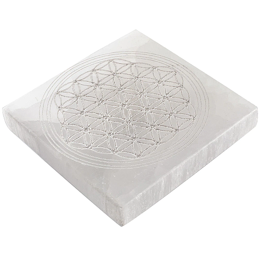 Selenite Charging Plate, Geometric - Image 3