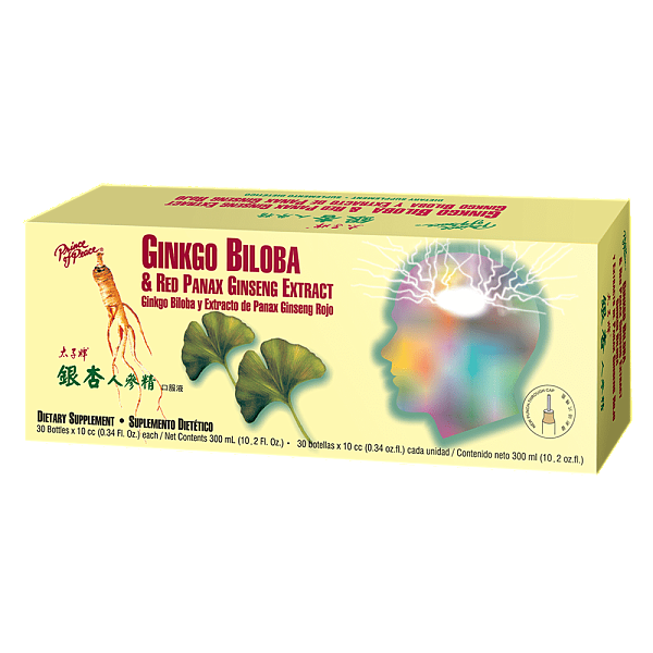 Ginkgo Biloba & Red Panax Ginseng Extractum, 30 x10cc