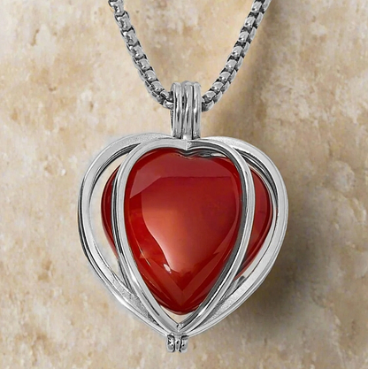 Heart Locket with Chakra Gemstones - Image 5