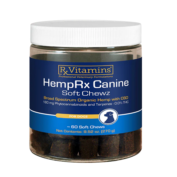 HempRx Canine Soft Chewz, 60ct [ EXPIRES 09-26-2026 ]