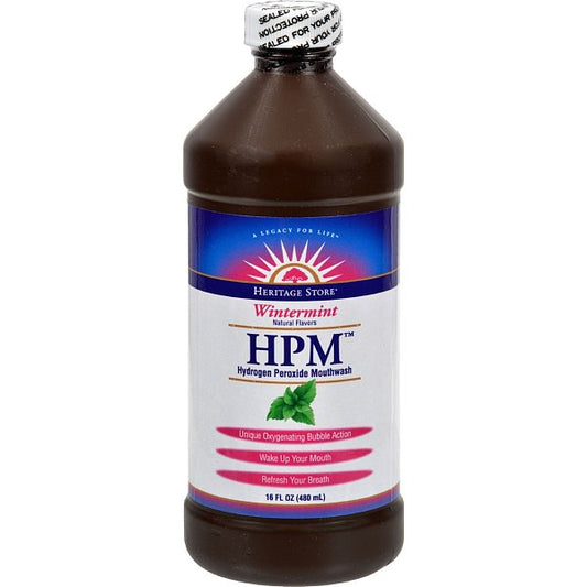 Hydrogen Peroxide Mouthwash - Wintermint, 16oz