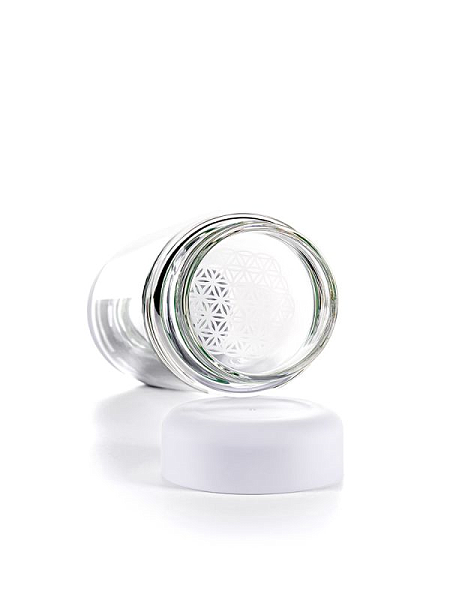 INU! Crystal Water Bottle - Cloud White - Image 3