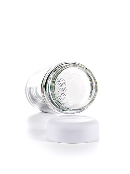 INU! Crystal Water Bottle - Cloud White - Image 3