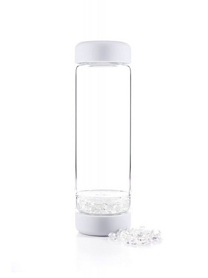 INU! Crystal Water Bottle - Cloud White