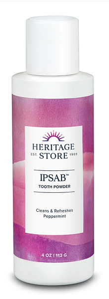 Ipsab Toothpowder, Peppermint, 4oz