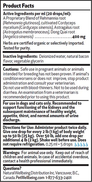Kidney Support Gold for Dogs, 4oz - Image 2