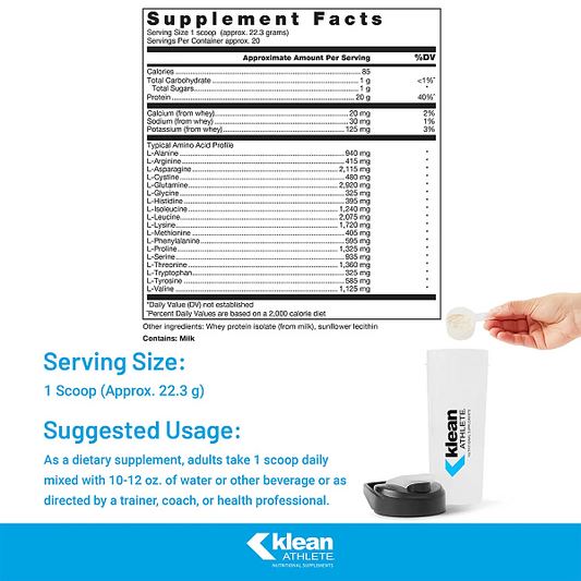 Klean Whey Isolate Unflavored - Image 2