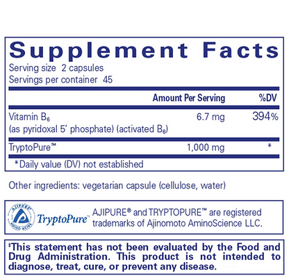 l-Tryptophan (90 capsules) - Image 2