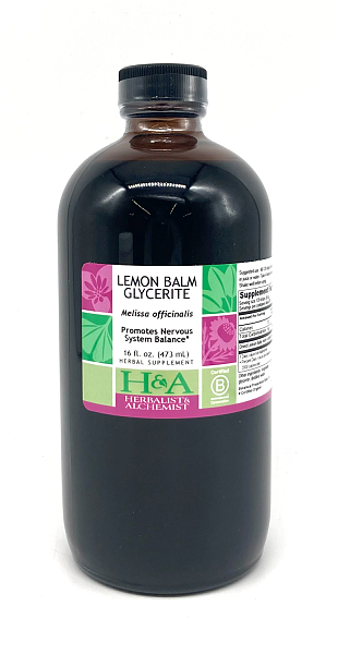 Lemon Balm Glycerite, 16 oz.
