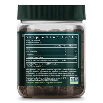 Lion's Mane Gummies, 60ct - Image 2