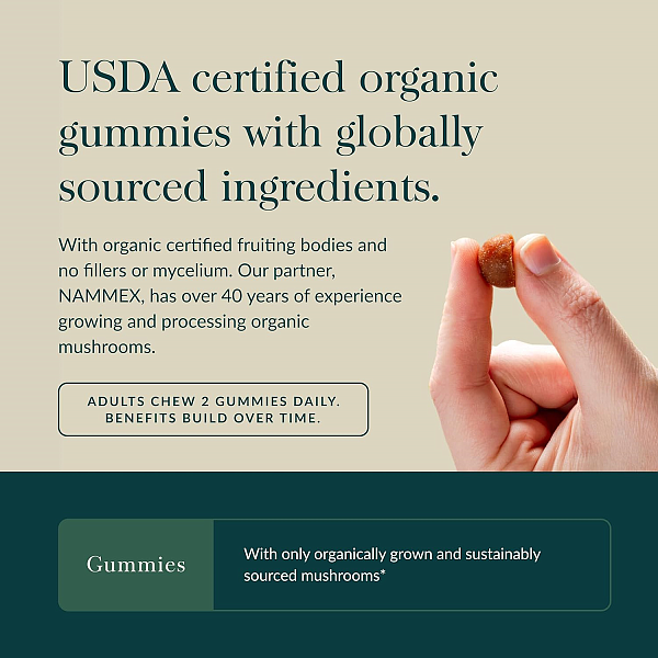 Lion's Mane Gummies, 60ct - Image 5