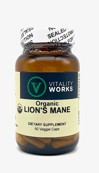 Organic Lion's Mane Capsules, 60ct