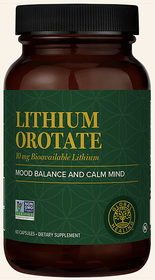Lithium Orotate, 60 cap