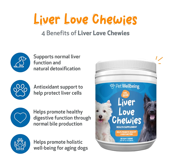 Liver Love Chewies, 90ct - Image 3