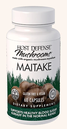 Maitake Capsules - 60 count [ EXPIRES 01-2027 ]