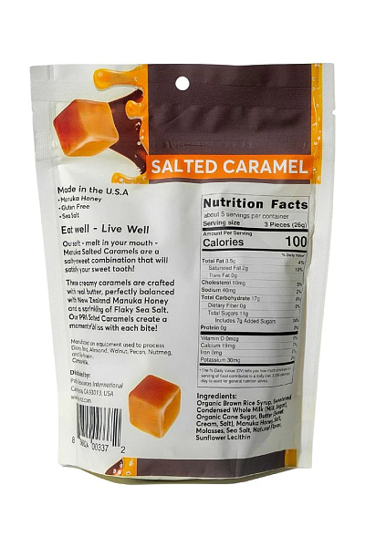 PRI Manuka Honey Sea Salt Caramels (4 oz) - Image 2
