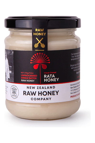 New Zealand West Coast Raw Rata Honey, 270gm