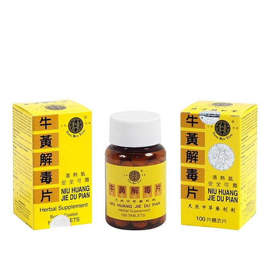 Niu Huang Jie Du Pian 100 Tab