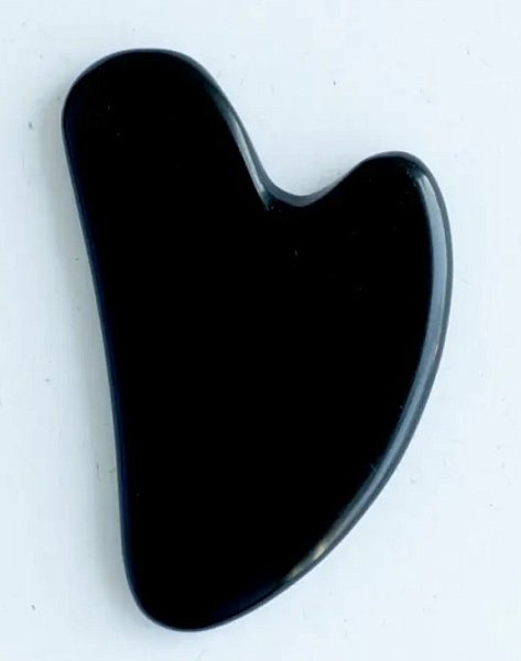 Obsidian Gua Sha Heart