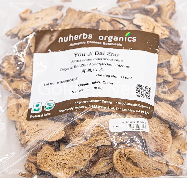 Bai Zhu - Certified Organic, 1lb