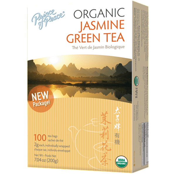 Jasmine Green Tea - Organic, 100 Bags