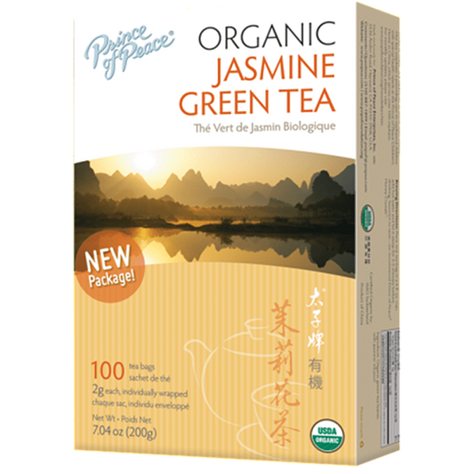 Jasmine Green Tea - Organic, 100 Bags