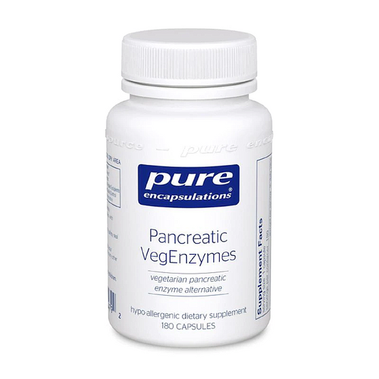 Pancreatic VegEnzymes, 180 Capsules