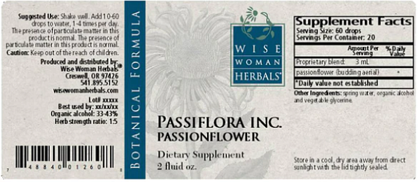 Passionflower Extract (Passiflora incarnata), 2 oz - Image 2