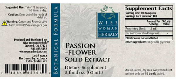 Passionflower Solid Extract, 2 oz - Image 2