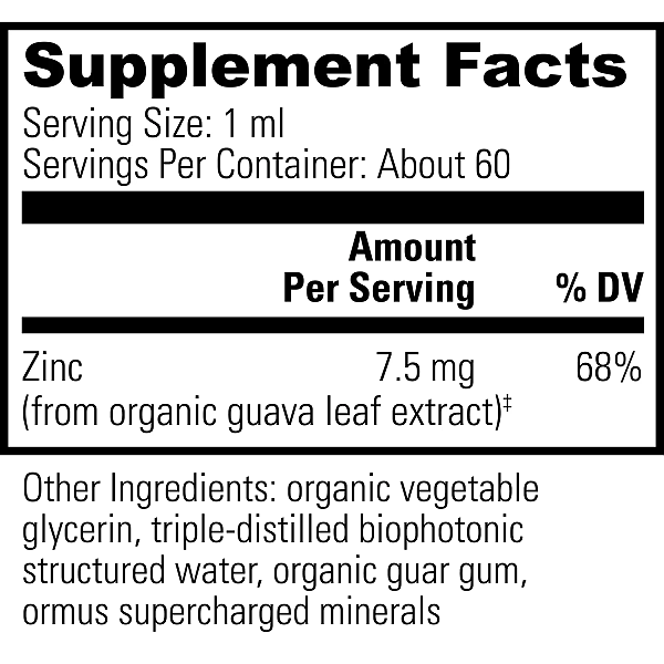 Plant based Zinc, 2oz - Image 2