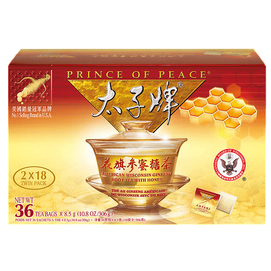American Ginseng Root Tea w/Honey