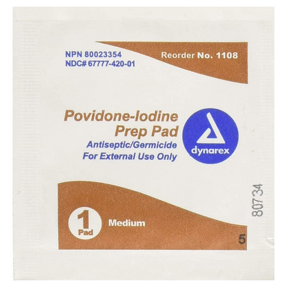 PVP Povidone Iodine Wipes - Image 2