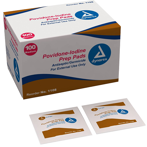 PVP Povidone Iodine Wipes