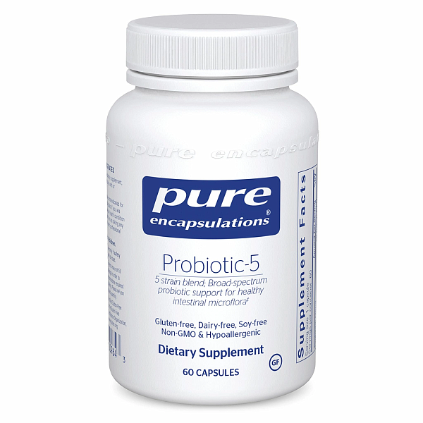 Probiotic-5, Dairy Free, 60ct (10b CFUs)