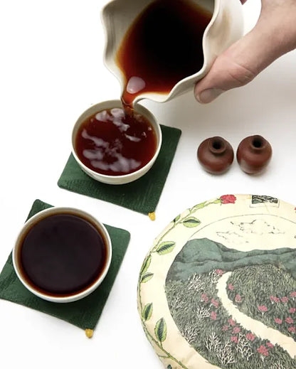 Bada Young Tree Ripe Pu'er Tea (2017), 200g Cake - Image 4