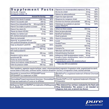 PureGenomics UltraMultivitamin, 90 ct - Image 2