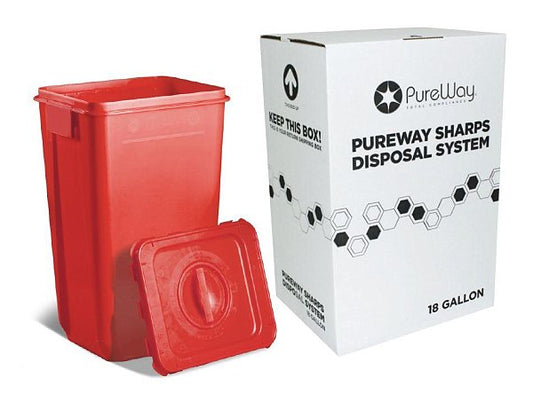 Mail Away Collection Bin System, 18 Gallon (No Loose Sharps)