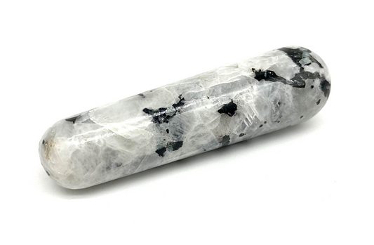 Moonstone, Rainbow Massage Wand, 3-4"