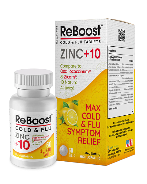 ReBoost Zinc +10 Cold & Flu Tablets