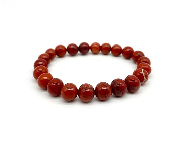 Red Jasper Bracelet, 8mm