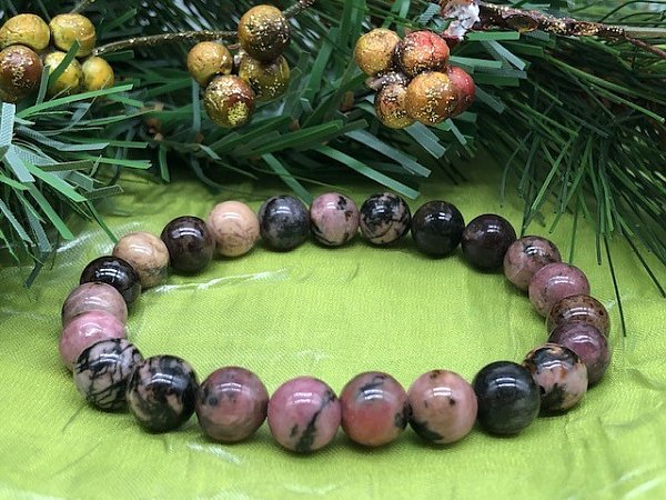 Rhodonite 8mm Bracelet
