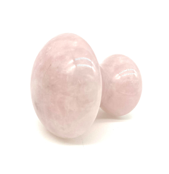 Rose Quartz Mushroom Massage Tool, 1.5"