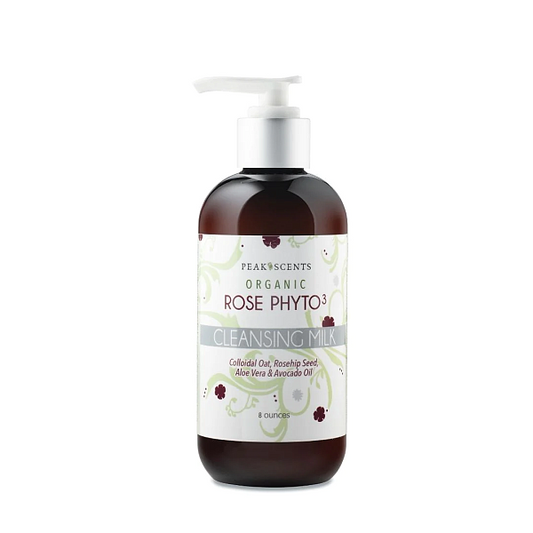 Organic Rose Phyto³ Cleansing Milk, 8oz